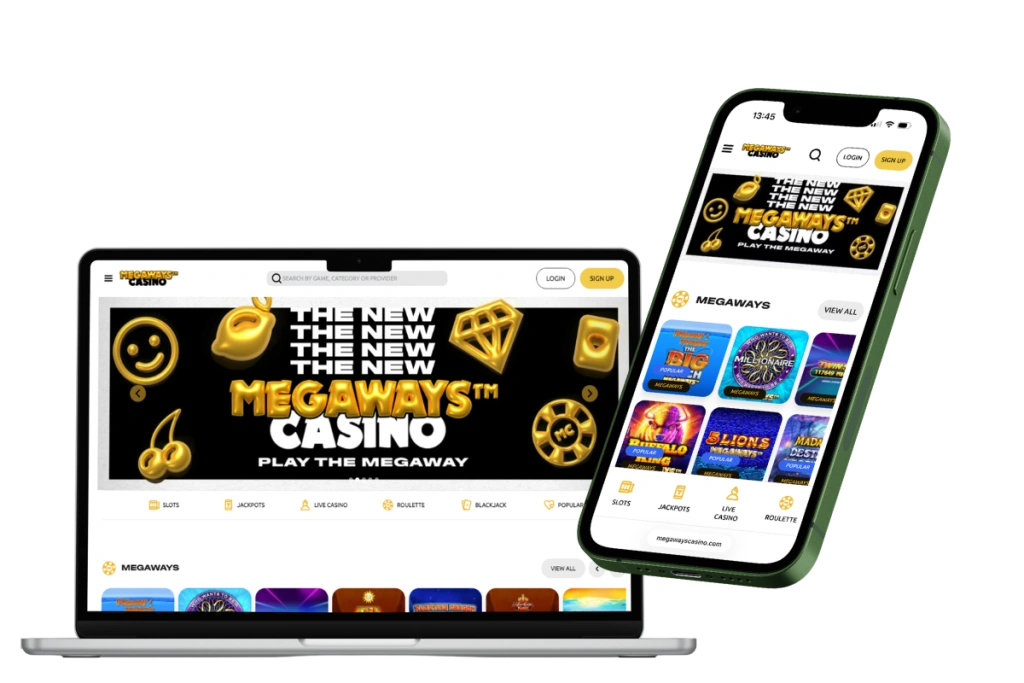 Megaways Casino-sovelluksen kuvakaappaus